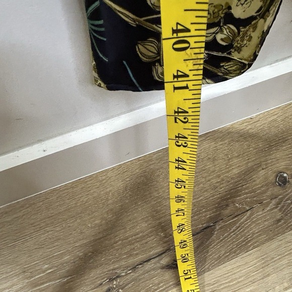 Autograph Green Long Sleeve Dress  Neck Floral Ties‎ - Picture 10 of 10